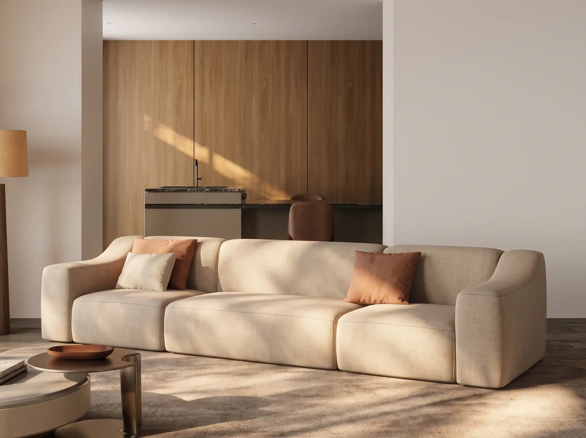 Canapé droit LOPAR 3 PLACES – Massini Home